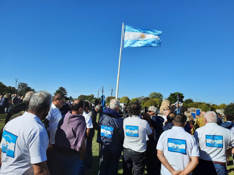 Acto conmemorativo por los 40 aos de la Gesta de Malvinas